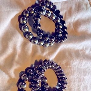 Beaded stretch bracelets